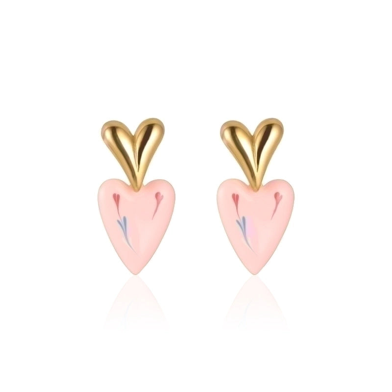 Donna Oorbel licht roze