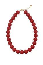 Kralen ketting rood