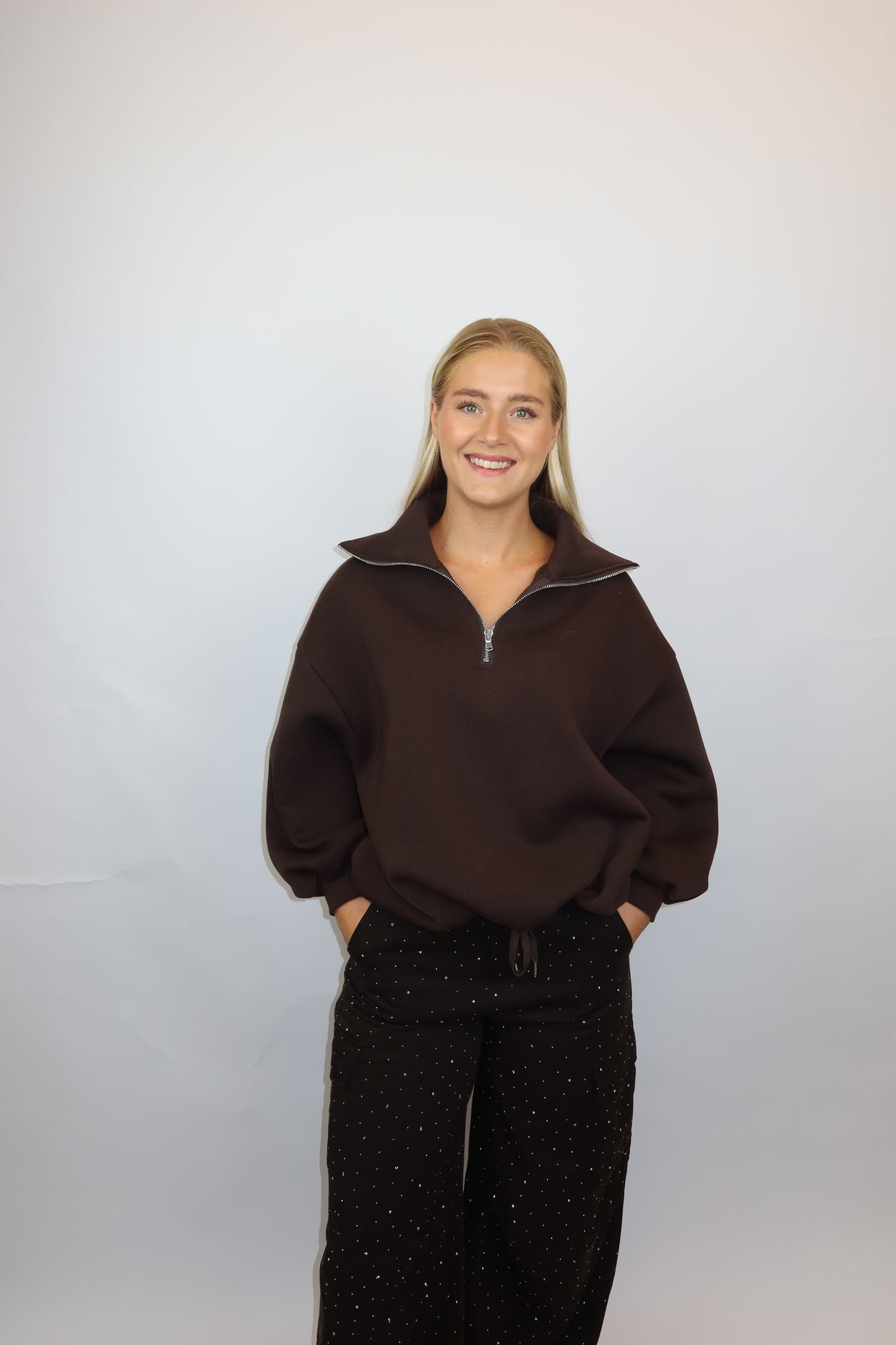 Lena sweater bruin