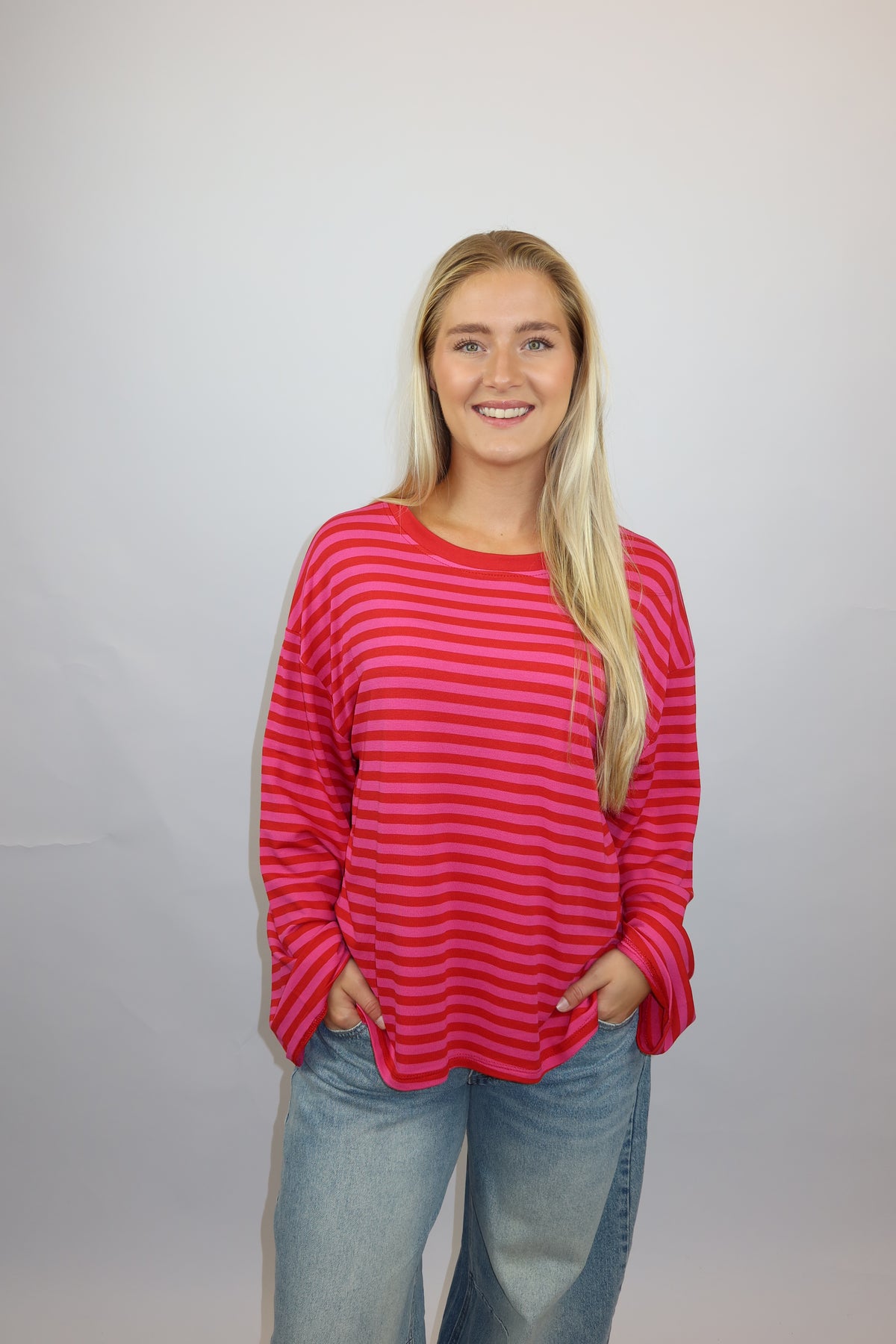 Nuray longsleeve rood/roze