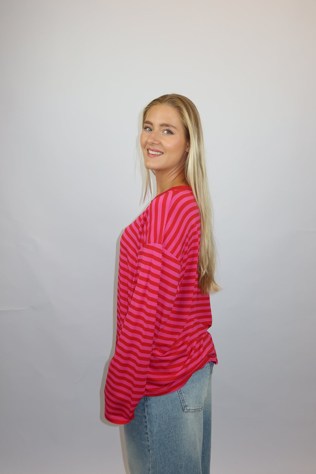 Nuray longsleeve rood/roze