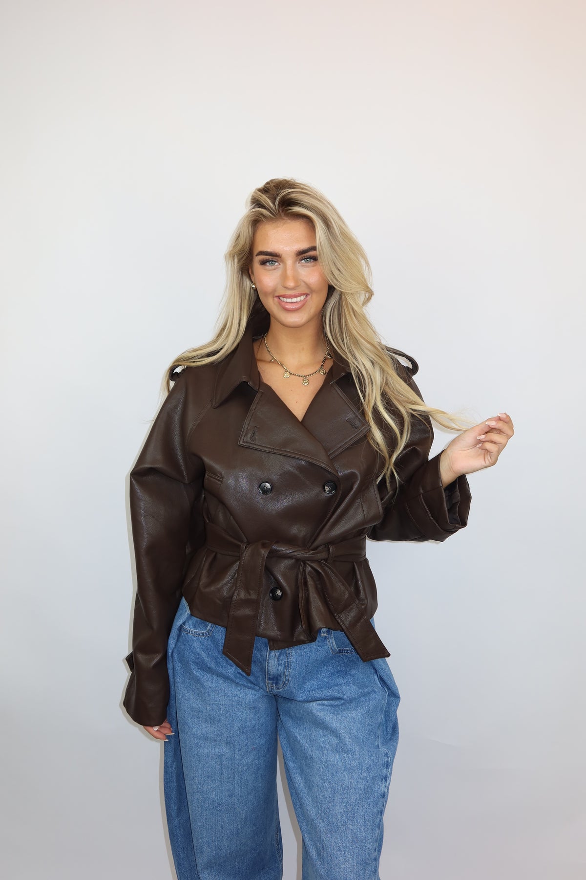 Ivy PU leren jasje