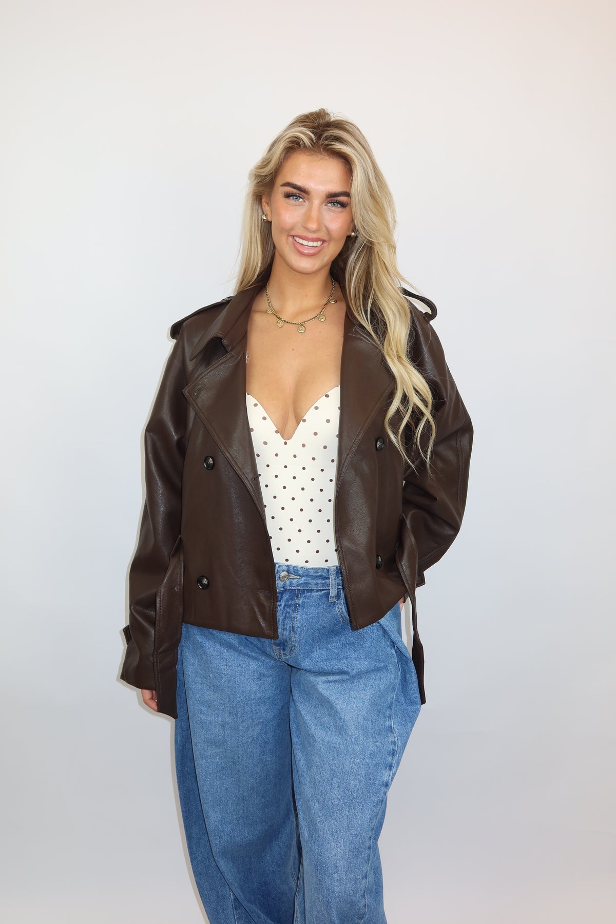 Ivy PU leren jasje