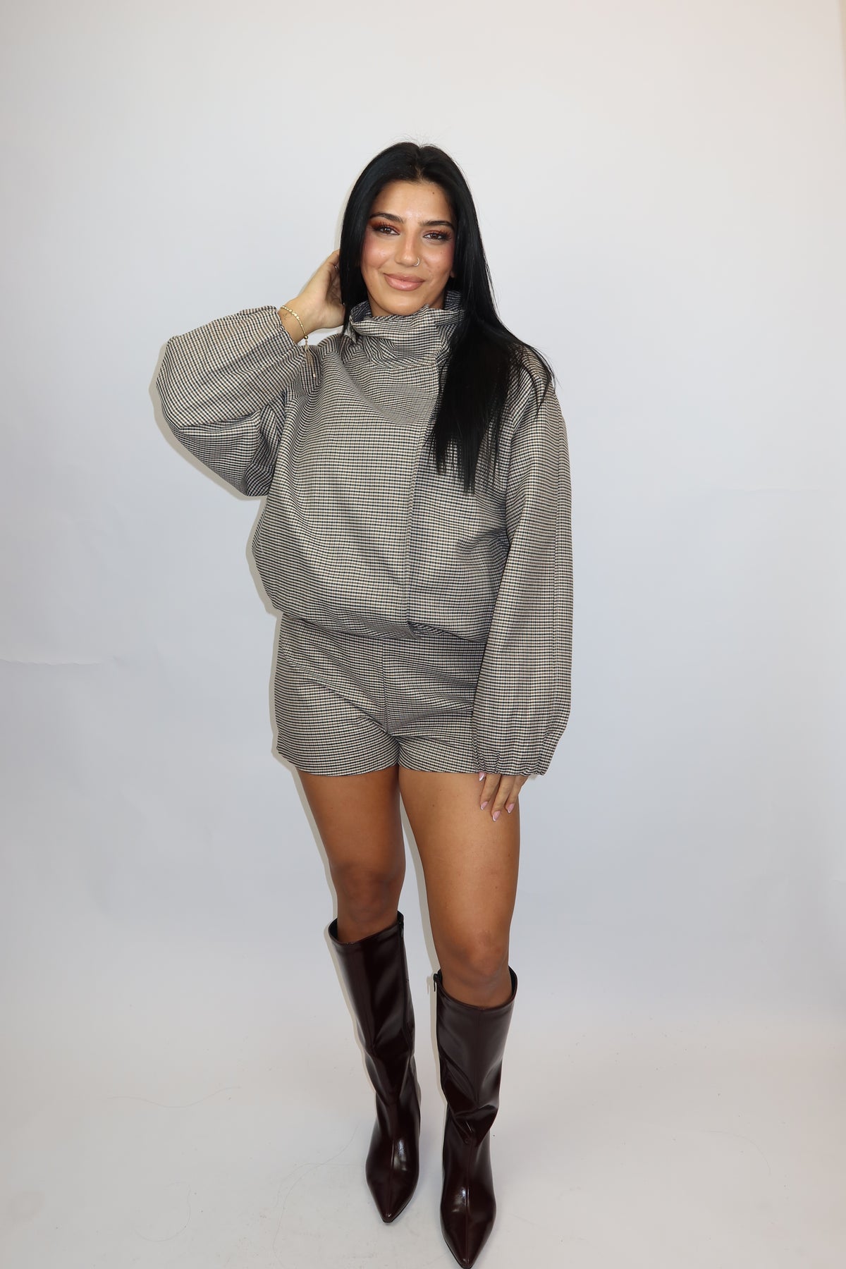 Kiki ruitjes short