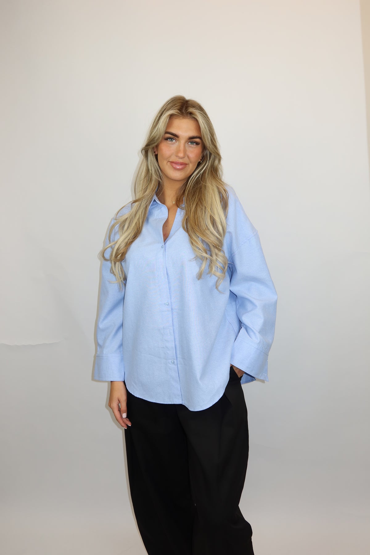 Dina blouse lichtblauw
