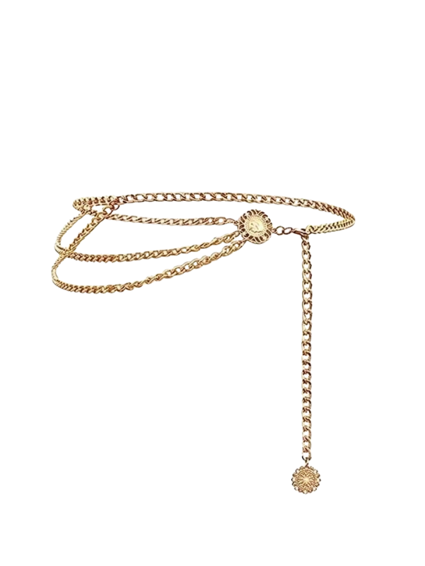 Nina chainbelt zilver